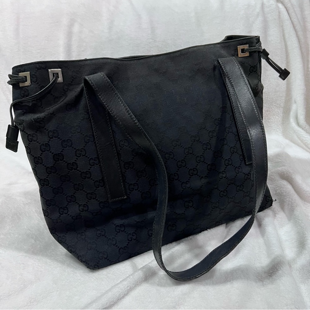 Black Gucci Mono Tote - Picture 5 of 13